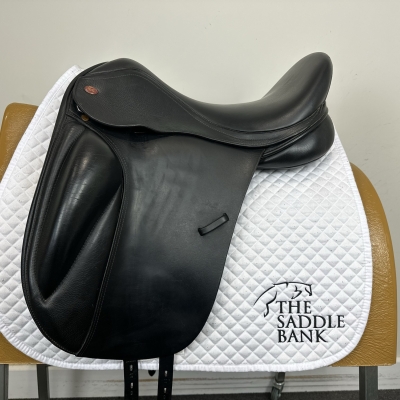 Image of 17.5 inch Kent and Masters S-Series Low Profile Dressage Surface Block LDS Black Adjustable