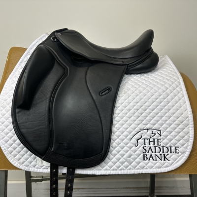 Image of 15.5 inch Cavaletti Collection Monoflap Dressage Black Adjustable