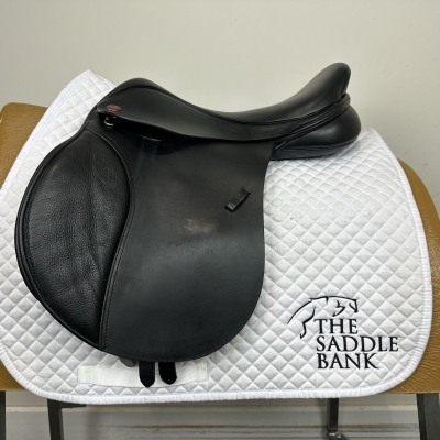 Image of 16 inch Kent and Masters Pony Club Long Leg MLL Black Adjustable