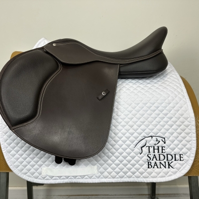 Image of 17.5 inch Wintec Pro Close Contact jump Brown Adjustable
