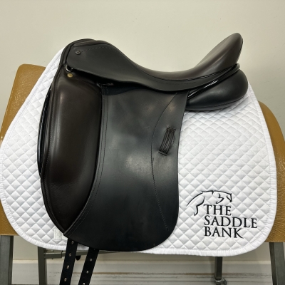 Image of 17.5 inch Ideal Suzannah Monoflap Dressage Black Medium