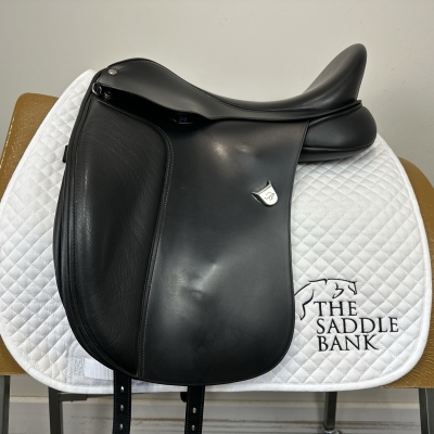 Image of 17.5 inch Bates Dressage Heritage Black Adjustable