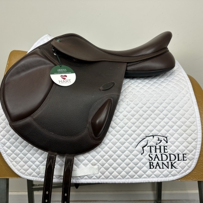 Image of 17 inch Arena Monoflap Jump Brown Adjustable