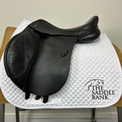 Image of 16 inch Kent and Masters Pony Club Long Leg MLL Black Adjustable