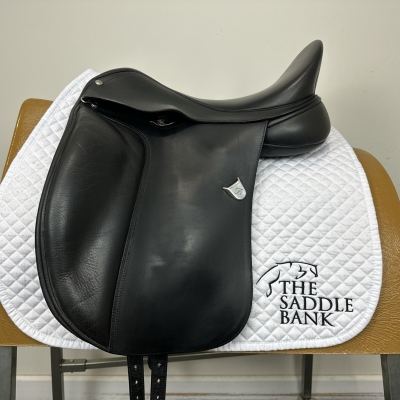 Image of 17 inch Bates Dressage Heritage Black Adjustable