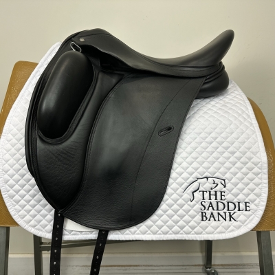 Image of 17.5 inch Loxley Dressage Monoflap Black Adjustable