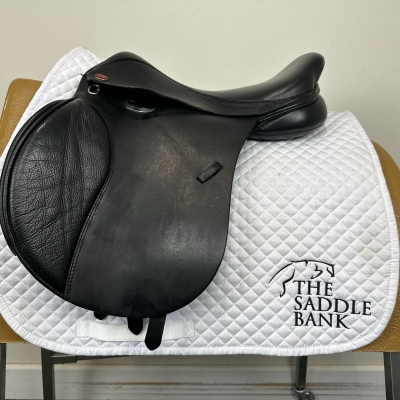 Image of 16 inch Kent and Masters Pony Club Long Leg MLL Black Adjustable