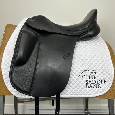 Image of 17.5 inch Kent and Masters S-Series Low Profile Dressage Surface Block LDS Black Adjustable