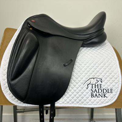 Image of 17.5 inch Kent and Masters S-Series Low Profile Dressage Surface Block LDS Black Adjustable