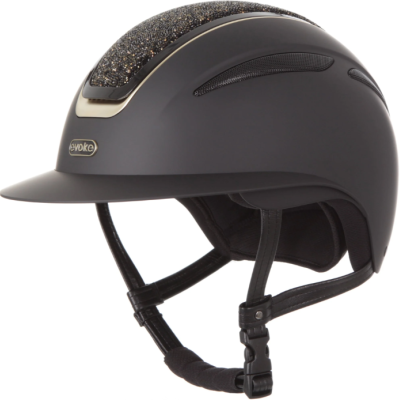 Image of Evoke Callisto Wide Peak Black Gold Crystal