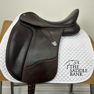 Image of 17 inch Bates Dressage Luxe Brown Adjustable