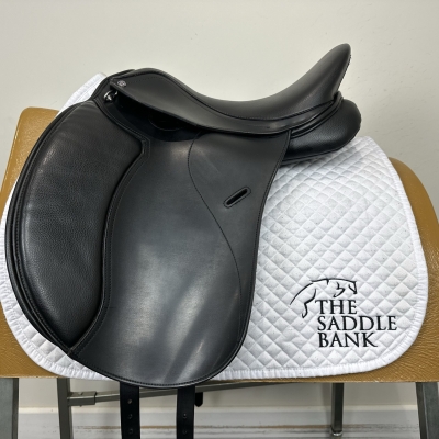 Image of 16.5 inch Cavaletti Collection Synthetic Dressage Black Adjustable