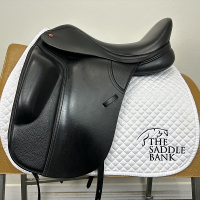 Image of 17.5 inch Thorowgood T8 Low Wither Dressage with Surface Mounted Block LDS Black Adjustable