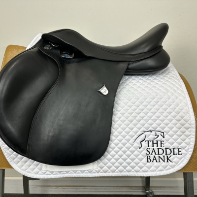 Image of 17.5 inch Bates All Purpose SC Square Cantle Heritage Black Adjustable