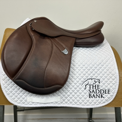 Image of 17.5 inch Bates Caprilli Close Contact Opulence + Brown Adjustable