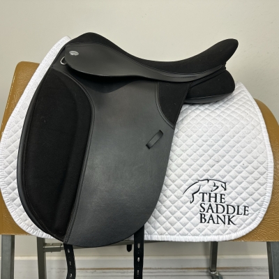 Image of 17.5 inch Thorowgood T4 Cob Dressage (MDX) Black Adjustable