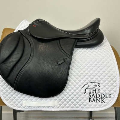 17 inch John Whitaker Overton Jump Black Adjustable Image of 17 inch John Whitaker Overton Jump Black Adjustable