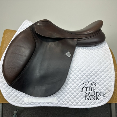 Image of 17.5 inch Bates Caprilli Close Contact Heritage Brown Adjustable