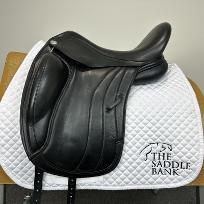 Image of 17 inch Harry Dabbs Mariella Mono Platinum Dressage Black Wide
