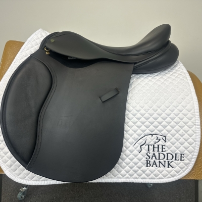 Image of 17 inch Ideal H & C Wide Seat GP Cut Black Wide