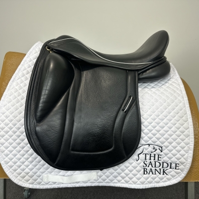 Image of 17.5 inch Chunky Monkey Galaxy Dressage Dual flap Black Extra Extra Wide