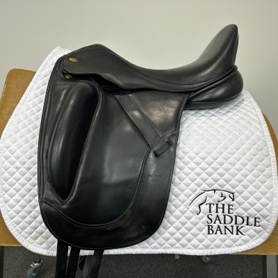 Image of 17.5 inch Fairfax Original Monoflap Dressage Black Adjustable