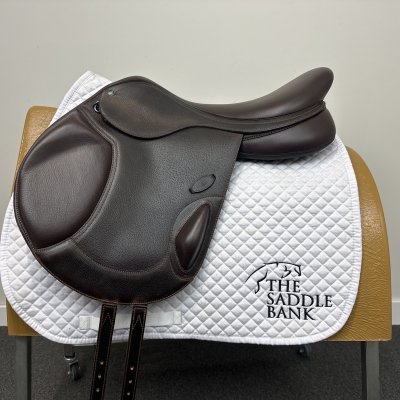 Image of 18 inch Arena Monoflap Jump Brown Adjustable