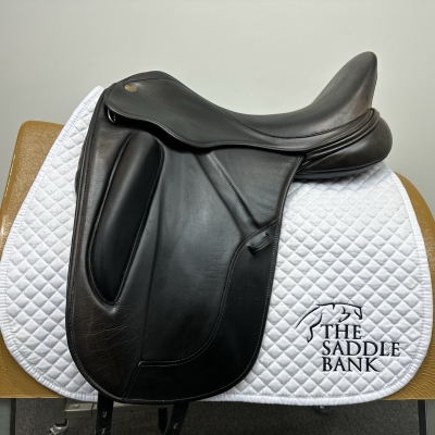 Image of 17.5 inch Fairfax Original Monoflap Dressage Black Adjustable