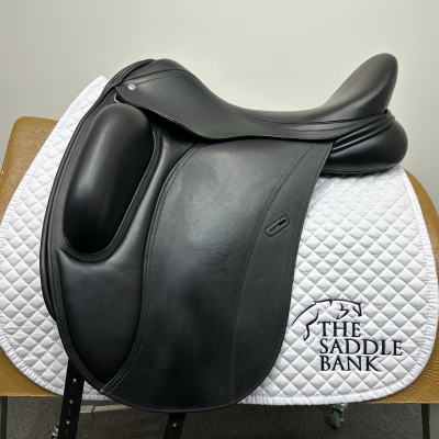 Image of 18 inch Loxley Dressage Monoflap Black Medium Wide