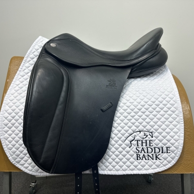 Image of 17.5 inch Fairfax Classic Open Seat Dressage MDO Black Adjustable