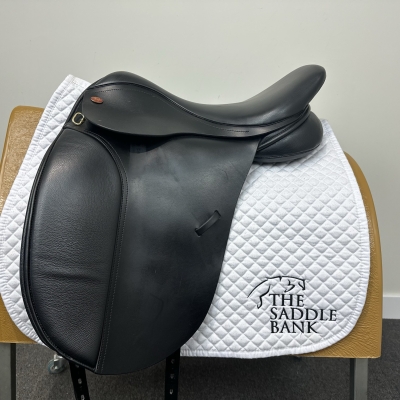 Image of 17.5 inch Kent and Masters Original Cob Dressage MDX Black Adjustable