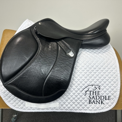 Image of 17 inch Bates Caprilli Close Contact Opulence + Black Adjustable