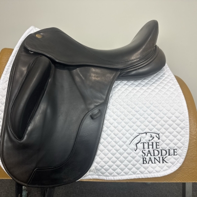 Image of 17.5 inch Fairfax Original Monoflap Dressage Black Adjustable