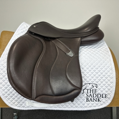 Image of 17 inch Bates All Purpose SC Square Cantle Opulence + Brown Adjustable