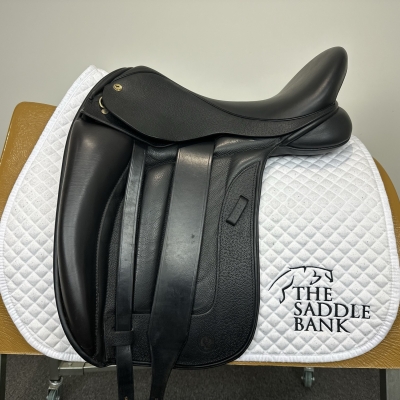 Image of 17.5 inch Black Country Vinici Dressage Black Medium Wide