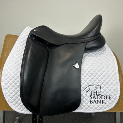 Image of 17 inch Bates Dressage Heritage Black Adjustable