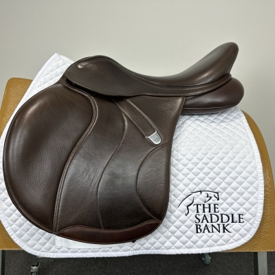 Image of 17.5 inch Bates All Purpose SC Square Cantle Opulence + Brown Adjustable