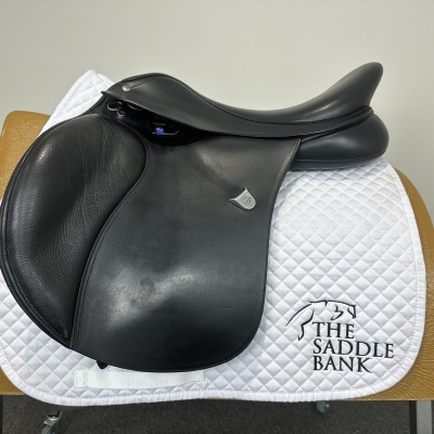 Image of 17.5 inch Bates All Purpose SC Square Cantle Heritage Black Adjustable