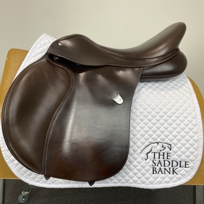 Image of 17.5 inch Bates All Purpose SC Square Cantle Heritage Brown Adjustable