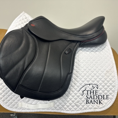 Image of 17 inch Kent and Masters Competition Series Dual Flap Jump Black Adjustable