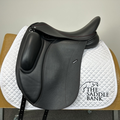 Image of 17.5 inch Loxley Dressage Monoflap Black Adjustable