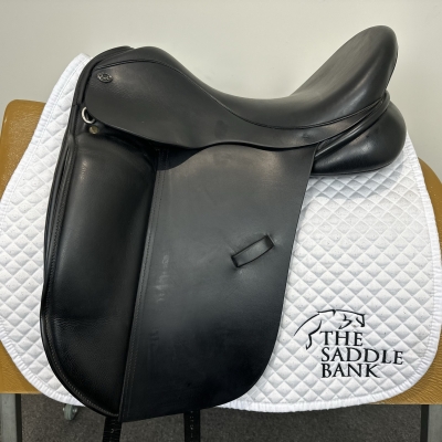 Image of 17.5 inch Ideal Suzannah Dressage Black Medium Wide