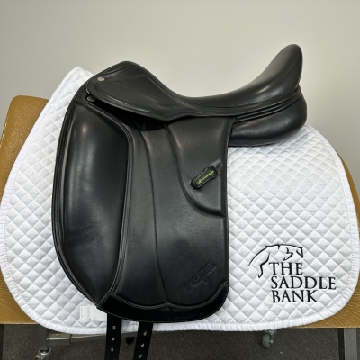Image of 17 inch Amerigo Vega Dressage Siena Monoflap Black Medium