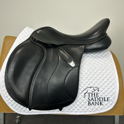 Image of 17.5 inch Bates All Purpose SC Square Cantle Opulence + Black Adjustable