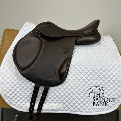 Image of 15 inch Arena Pony Monoflap Jump Brown Adjustable