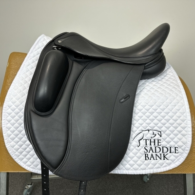 Image of 17.5 inch Loxley Dressage Monoflap Black Adjustable