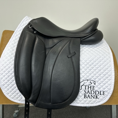 Image of 16.5 inch GFS Monarch Dressage Low Cantle S655 Black Adjustable