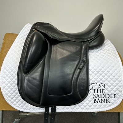Image of 17 inch Chunky Monkey Galaxy Dressage Dual flap Black Wide