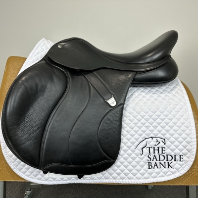 Image of 17 inch Bates All Purpose SC Square Cantle Luxe Black Adjustable