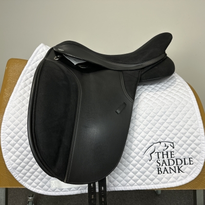 Image of 17 inch Thorowgood T4 Cob Dressage (MDX) Black Adjustable